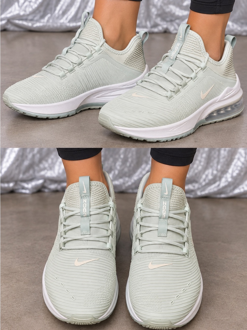 Nike Air Zoom Elevate Women’s 11 Light Silver Guava Training Shoes AA1213-003